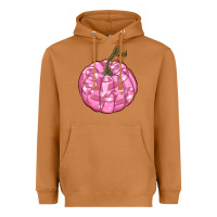 Meerkat pink pumpkin with breast cancer ribbons Heavyweight Hoodie - RanaPortraitStore