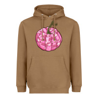 Toasted Coconut pink pumpkin with breast cancer ribbons Heavyweight Hoodie - RanaPortraitStore