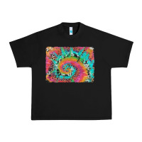 Black tie dye leopard cowhide glitter background Urban Heavy Tee - Artiststas
