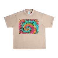 French Oak tie dye leopard cowhide glitter background Urban Heavy Tee - Artiststas
