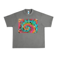 Tornado tie dye leopard cowhide glitter background Urban Heavy Tee - Artiststas