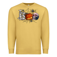 Antique Gold boo Premium Sweatshirt - CowhideDigitalArt