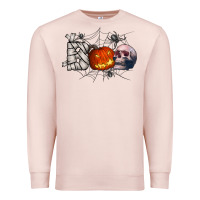 Pale Pink boo Premium Sweatshirt - CowhideDigitalArt