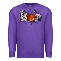 Purple boo Premium Sweatshirt - CowhideDigitalArt
