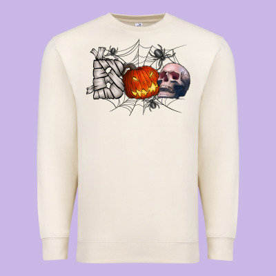 Boo Premium Sweatshirt Designed By Cowhidedigitalart