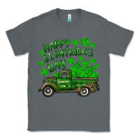 Charcoal Heather happy st. patricks day shamrock farm truck Classic Tee - RanaPortraitStore
