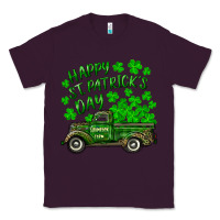 Plum happy st. patricks day shamrock farm truck Classic Tee - RanaPortraitStore