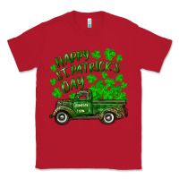 Red happy st. patricks day shamrock farm truck Classic Tee - RanaPortraitStore