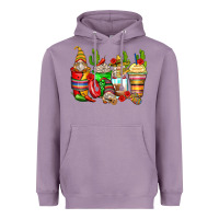 Lavender mexican gnomes coffee cups Heavyweight Hoodie - Zillion Design Studio