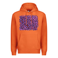 Carrot lilac leopard with red glitter Premium Hoodie - Artiststas
