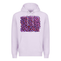 Lilac lilac leopard with red glitter Premium Hoodie - Artiststas