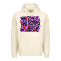 Sandshell lilac leopard with red glitter Premium Hoodie - Artiststas