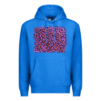 True Royal lilac leopard with red glitter Premium Hoodie - Artiststas