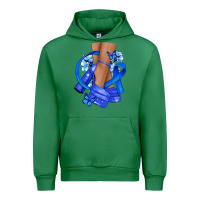 Emerald colon cancer heels Urban Hoodie - NancyCooperArtShop
