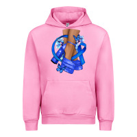 Fuchsia Pink colon cancer heels Urban Hoodie - NancyCooperArtShop