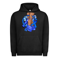 Pigment Black colon cancer heels Urban Hoodie - NancyCooperArtShop