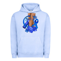 Pigment Grape Ice colon cancer heels Urban Hoodie - NancyCooperArtShop
