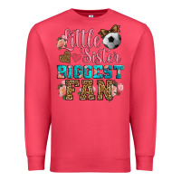 Cardinal little sister biggest fan soccer Premium Sweatshirt - HRA Design Shop
