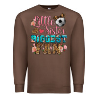 Chestnut little sister biggest fan soccer Premium Sweatshirt - HRA Design Shop