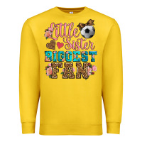 Lemon little sister biggest fan soccer Premium Sweatshirt - HRA Design Shop