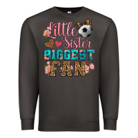 Smoke little sister biggest fan soccer Premium Sweatshirt - HRA Design Shop