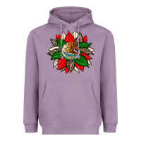 Lavender mexican flag sunflower Heavyweight Hoodie - Zillion Design Studio