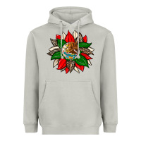 Moon Dust mexican flag sunflower Heavyweight Hoodie - Zillion Design Studio