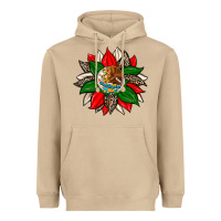 Mushroom mexican flag sunflower Heavyweight Hoodie - Zillion Design Studio