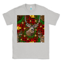 Moon Dust christmas deer and bell seamless pattern Classic Tee - BundleAndBundleShop