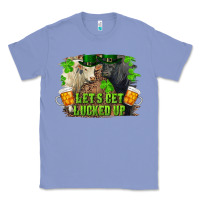 Colony Blue lets get lucked up charolais and black angus bull Classic Tee - RanaPortraitStore