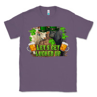 Lavender lets get lucked up charolais and black angus bull Classic Tee - RanaPortraitStore