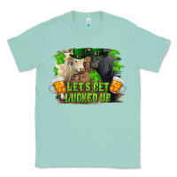 Lets Get Lucked Up Charolais And Black Angus Bull Classic Tee | Teevron
