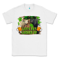 White lets get lucked up charolais and black angus bull Classic Tee - RanaPortraitStore