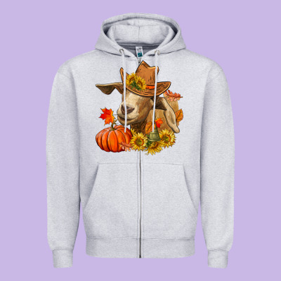 Zipper Hoodie Fall Goat