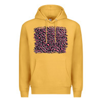 Mustard pink leopard with pink glitter Premium Hoodie - Artiststas
