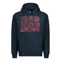 Navy pink leopard with pink glitter Premium Hoodie - Artiststas