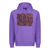 Purple pink leopard with pink glitter Premium Hoodie - Artiststas