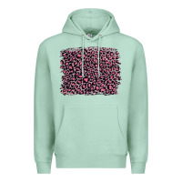 Seafoam pink leopard with pink glitter Premium Hoodie - Artiststas