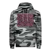 Slate Camo pink leopard with pink glitter Premium Hoodie - Artiststas