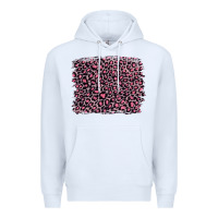 White pink leopard with pink glitter Premium Hoodie - Artiststas