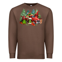 Chestnut merry christmas truck afro gnomies Premium Sweatshirt - FaDigitalArtStudio