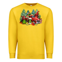 Lemon merry christmas truck afro gnomies Premium Sweatshirt - FaDigitalArtStudio
