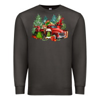 Smoke merry christmas truck afro gnomies Premium Sweatshirt - FaDigitalArtStudio