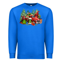 Merry Christmas Truck Afro Gnomies Premium Sweatshirt | Teevron