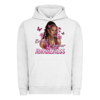Pigment Lunar Rock breast cancer awareness afro woman Urban Hoodie - NancyCooperArtShop