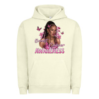 Pigment Pistachio breast cancer awareness afro woman Urban Hoodie - NancyCooperArtShop