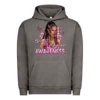 Pigment Tornado breast cancer awareness afro woman Urban Hoodie - NancyCooperArtShop