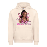 Sandshell breast cancer awareness afro woman Urban Hoodie - NancyCooperArtShop