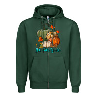 Sports Green Happy Fall Y'all Pumpkins Zipper Hoodie - RanaPortraitStore