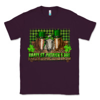 Plum happy st. patricks day horses with leprechaun Classic Tee - RanaPortraitStore
